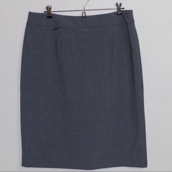 Calvin Klein Suit Skirt, Charcoal Grey - Sz. L - Picture 1 of 5